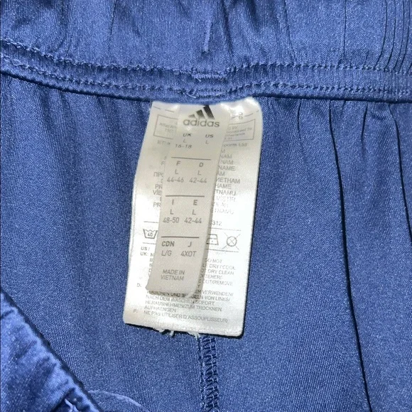 Adidas Women's Dark Blue Athletic Shorts - Picture 2 of 2